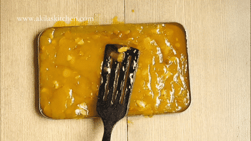 Mango halwa using corn flour