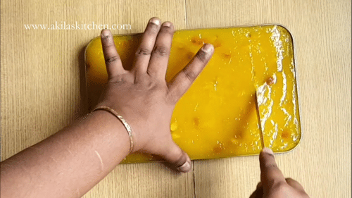 Mango halwa using corn flour