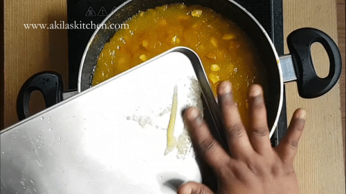 Mango halwa using corn flour