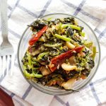 Keerai poriyal green leaves stir fry