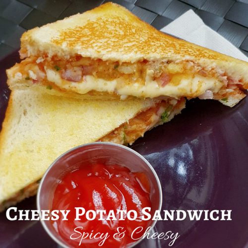 Cheesy Potato Sandwich