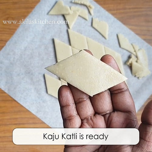 Kaju katli cashew burfi