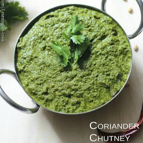 Coriander chutney