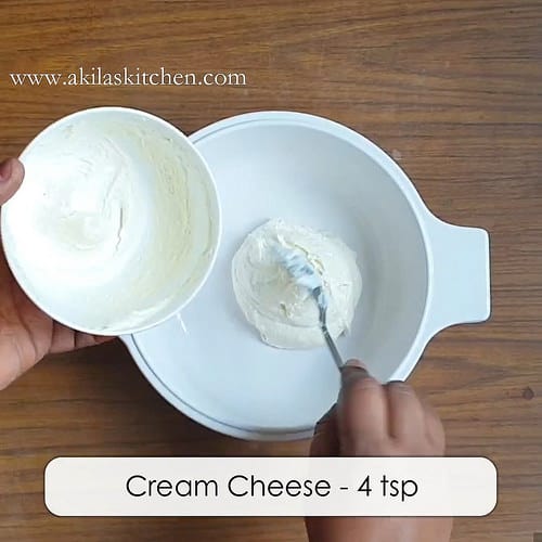 Cream cheese sandwich