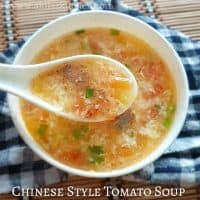 Chinese Style tomato soup with egg
