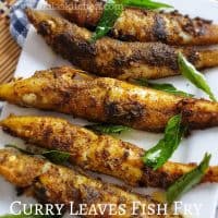 Curry leaves fish fry