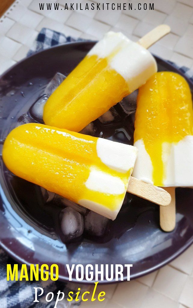 Mango Yoghurt Popsicle