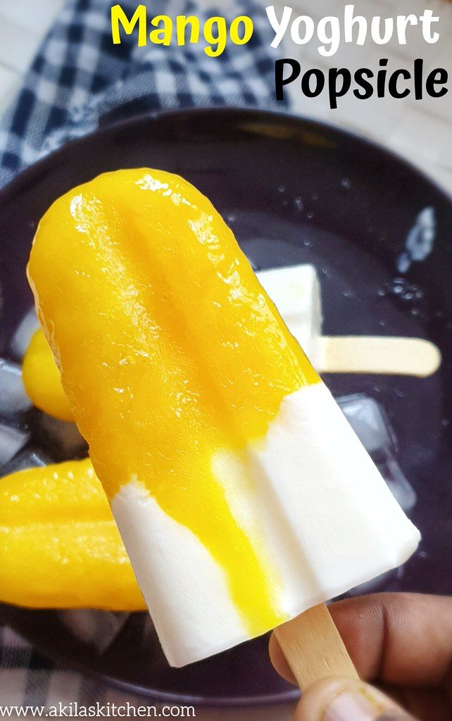 Mango Yoghurt Popsicle