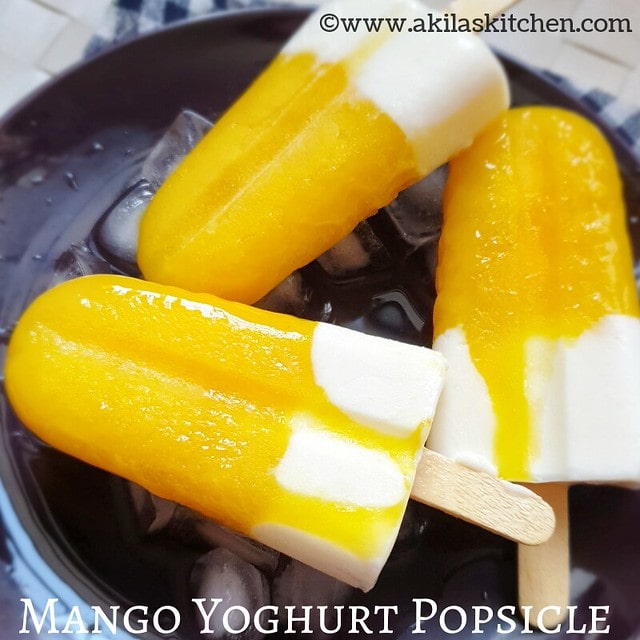 Mango Yoghurt Popsicle