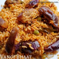 Vangi Bhaat Brinjal rice