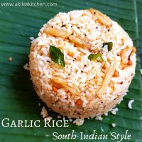 Garlic rice poindu sadham
