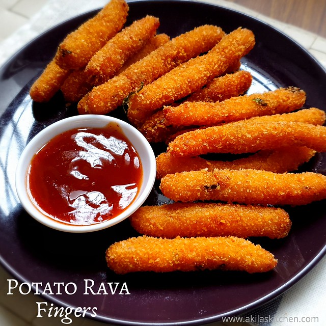 Potato rava fingers