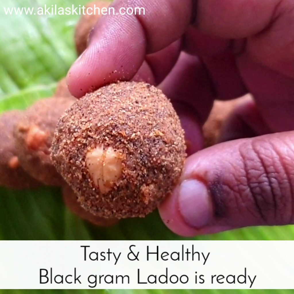 Black gram ladoo karuppu ulunthu ladoo