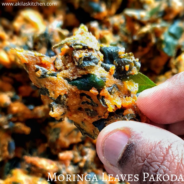 Drumstick leaves pakoda Moringa leaves pakoda