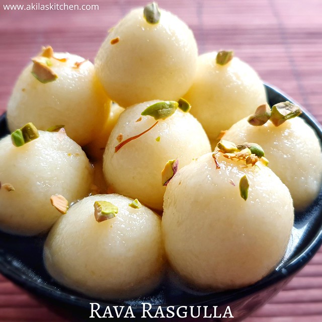 Rava rasgulla sooji rasgulla