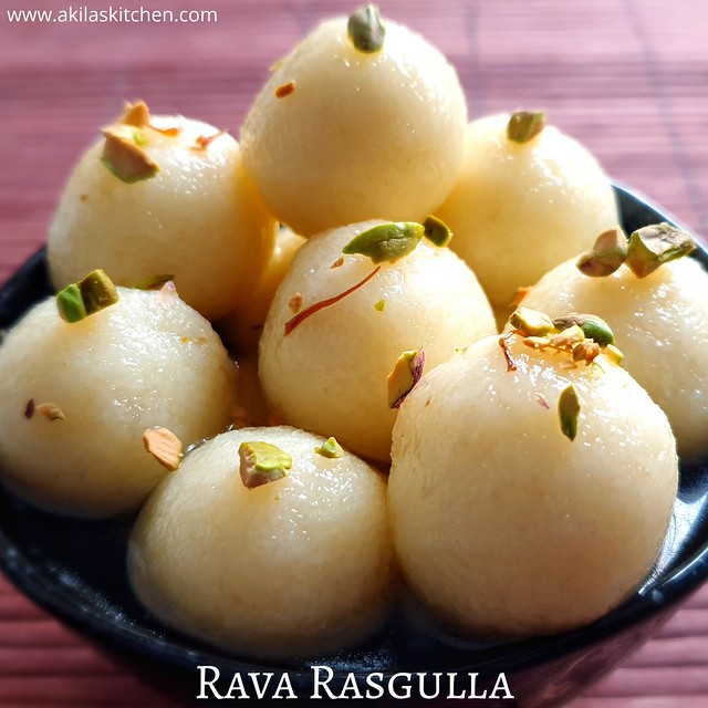 Rava rasgulla sooji rasgulla