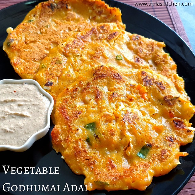 Vegetable godhumai Adai