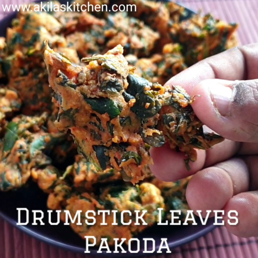 Drumstick leaves pakoda Moringa leaves pakoda