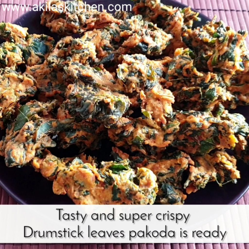 Drumstick leaves pakoda Moringa leaves pakoda