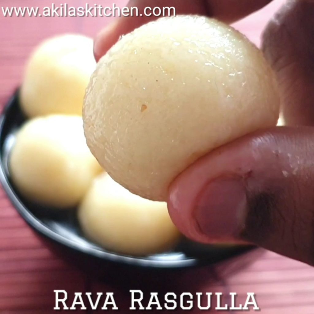 Rava rasgulla sooji rasgulla