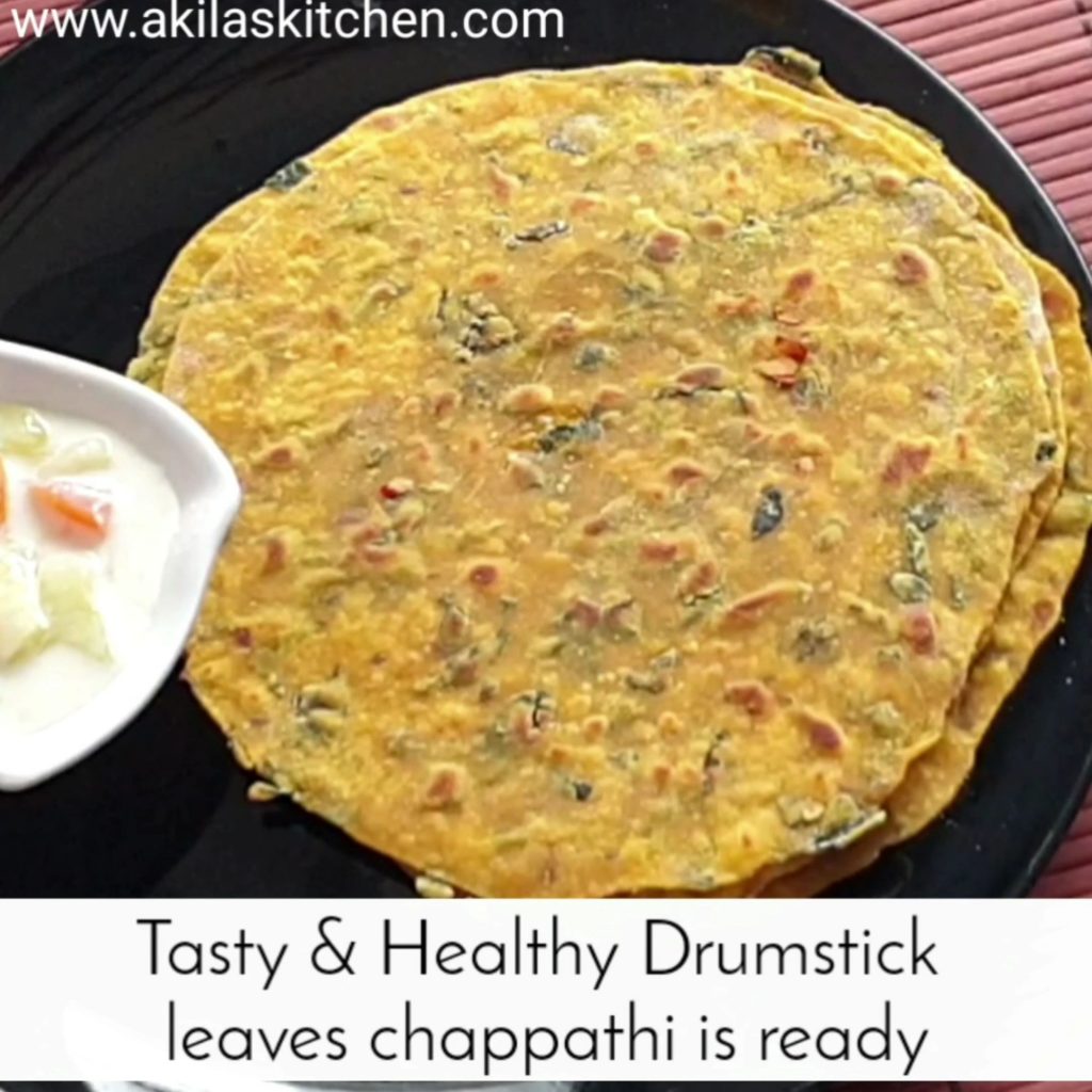 Moringa leaves chappathi drumstick leaves chappathi