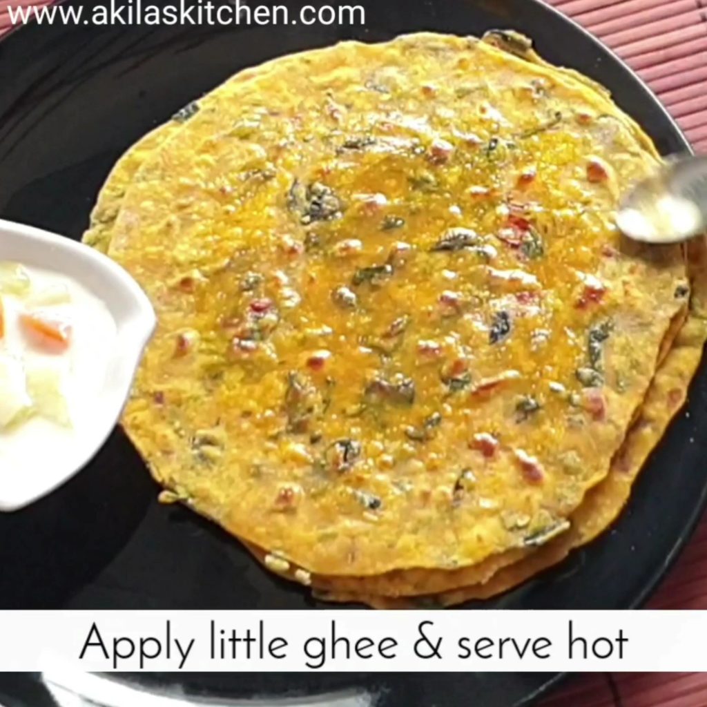 Moringa leaves chappathi drumstick leaves chappathi